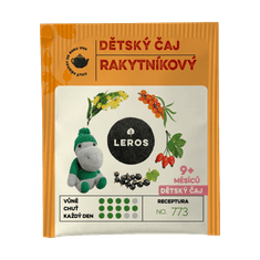 LEROS Leros Dětský čaj rakytníkový nálevové sáčky 20x2g