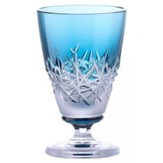 Caesar Crystal Sklenice na víno Hoarfrost, barva azurová, objem 200 ml