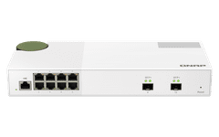 Qnap řízený switch QSW-M2108-2S (8x 2,5GbE RJ45 a 2x 10GbE SFP+)