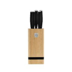 Sada nožů se stojanem BAMBOO 6 ks Matte Black Collection BH-2971