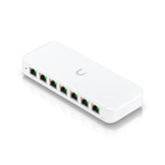 Ubiquiti Switch L2 UniFi USW-Ultra, 8-Port Gigabit, 7x PoE+-out, 1x PoE++ in, PoE budget 52W, s AC adaptérem