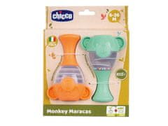 Chicco Chrastítko Maracas Opice Eco+ 6m+