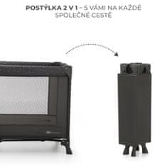 Kinderkraft Postýlka cestovní Joy Light grey