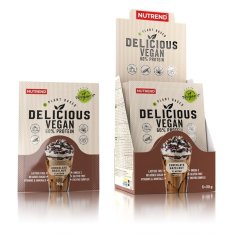 Nutrend Nápoj Delicious Vegan Protein 5x30g čokoláda+lískový ořech