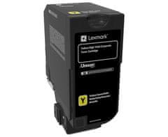 Lexmark toner 74C2HYE / Yellow / 12 000 stran / corporate