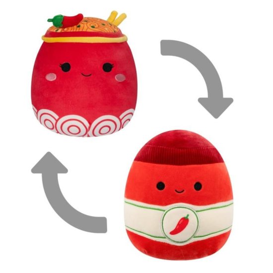 Squishmallows 2v1 Nudle Odion a Sriracha Illia 13 cm