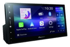 Pioneer SPH-DA77DAB autorádio 2DIN, 6,8" LCD, DAB+, CarPlay, Android Auto, Wi-Fi, Bluetooth