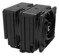 Zalman chladič CPU CNPS14X DUO Black / dual tower / 120mm ventilátor / 6x heatpipe / PWM / výška 159mm / pro AMD i Intel