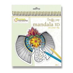 Avenue Mandarine Omalovánky Graffy Pop Mandala 3D Zvířátka savany