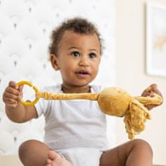 Nattou Chobotnička vibrační na C kroužku ochre 20 cm Lapidou