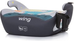 CHIPOLINO Podsedák Wing i-Size 125-150cm Isofix, Space Dino