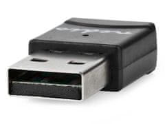 Nedis Wi-Fi dongle/ AC600/ 2.4/5 GHz (Dual Band)/ USB 2.0/ celková rychlost 600 Mbps/ OS verze: Windows 8/10/11/ černý