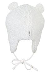 Sterntaler Čepice na zavazování lední medvěd s oušky ecru uni vel. 51 cm - 18-24 m