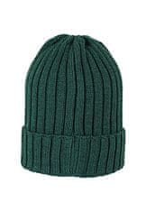 Sterntaler Čepice pletená beanie se zahnutým okrajem tmavě zelená uni vel. 49 cm - 12-18 m