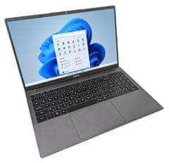 UMAX notebook VisionBook 15WN Plus/ 15,6" IPS/ 1920x1080/ N100/ 8GB/ 256GB SSD/ HDMI/ 3x USB 3.0/ W11 Pro/ šedý