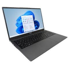 UMAX notebook VisionBook 15WN Plus/ 15,6" IPS/ 1920x1080/ N100/ 8GB/ 256GB SSD/ HDMI/ 3x USB 3.0/ W11 Pro/ šedý