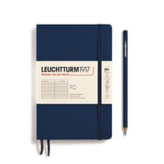 Leuchtturm1917 Zápisník Navy Softcover B6+ linkovaný