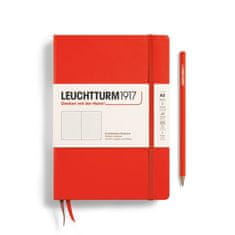 Leuchtturm1917 Zápisník Lobster Medium A5 tečkovaný