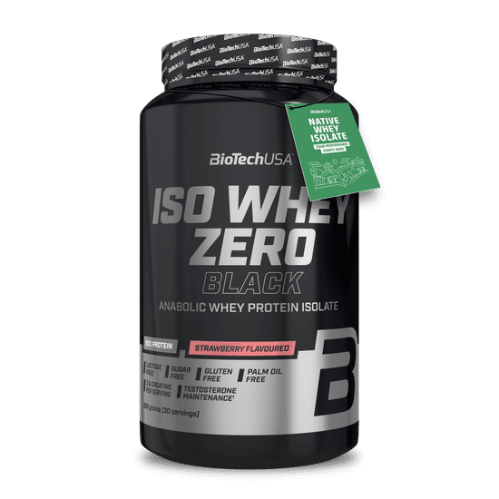 BioTech Iso Whey Zero Black 908 g strawberry