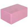 Yoga Block kostka na jógu růžová výška/ šířka 10 cm