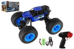 Teddies Auto RC Off-Road terénní 2,4GHz plast 32cm dobíjecí pack+baterie modré