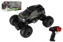 Teddies Auto RC pick up Off road terénní plast 23cm 2,4GHZ na baterie se světlem šedé v krab.