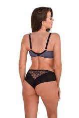 Gaia Dámská push-up podprsenka Gaia BS 1214 Cloe grafit 70C