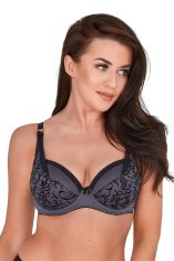 Gaia Dámská push-up podprsenka Gaia BS 1214 Cloe grafit 70C