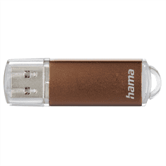 Hama FlashPen Laeta, USB 3.0, 128 GB, 90 MB/s, hnědá