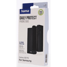 Hama Daily Protect, pouzdro-knížka pro Samsung Galaxy S23 FE, funkce stojanu, černé