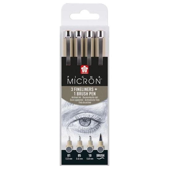 SAKURA Sada Pigma Micron Cool Gray 4 ks