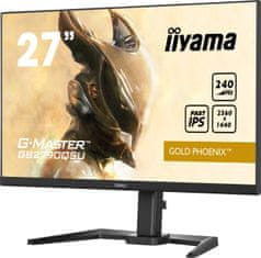 iiyama G-Master/GB2790QSU-B5/27"/IPS/QHD/240Hz/1ms/Black/3R