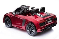 Elektrické autíčko Baby Mix Audi R8 Spyder MAXI lakované červené