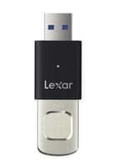 Lexar flash disk 256GB - Fingerprint F35Pro USB 3.2 (čtení/zápis: 400/350MB/s)