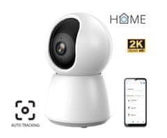 iGET HOME Camera CS4 White - WiFi 2K IP kamera, noční vidění, audio, RJ45, auto tracking