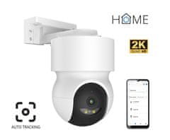 iGET HOME Camera CS8 White - bezdrátová venkovní 2K kamera, Auto tracking, krytí IP65, zvuk