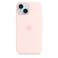 Apple iPhone 15+ Silicone Case with MagSafe - Light Pink