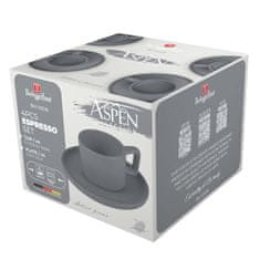 Sada hrnků na espresso 4 ks 100 ml Aspen Collection BH-10018