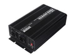 Carspa Napěťový měnič CAR3KU-12 12V/230V+USB 3000W, modifikovaná sinus