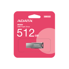 ADATA FlashDrive UV350 512GB / USB 3.2 Gen1 / stříbrná