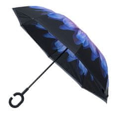 Dámský holový deštník Inside Out Purple Daisy Umbrella