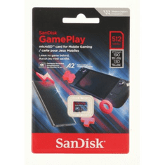 SanDisk GamePlay microSDXC UHS-I Card, 512 GB Gaming microSDXC, 190 MB/s (čtení), 130 MB/s (zápis)