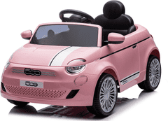 CHIPOLINO Elektrické auto FIAT 500 Pink