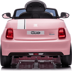 CHIPOLINO Elektrické auto FIAT 500 Pink