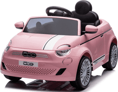 CHIPOLINO Elektrické auto FIAT 500 Pink