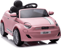 CHIPOLINO Elektrické auto FIAT 500 Pink