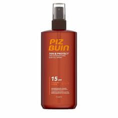 Olej urychlující proces opalování ve spreji SPF 15 Tan & Protect (Sun Oil Spray) 150 ml