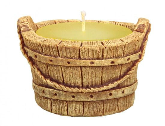 Svíčka proti hmyzu CITRONELLA KYBLÍK obal sádrový d11x7,5cm