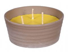 Svíčka proti hmyzu CITRONELLA žardinka 420g d16x7cm