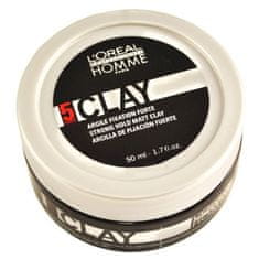 Stylingová hlína pro muže Clay (Strong Hold Matt Clay) 50 ml